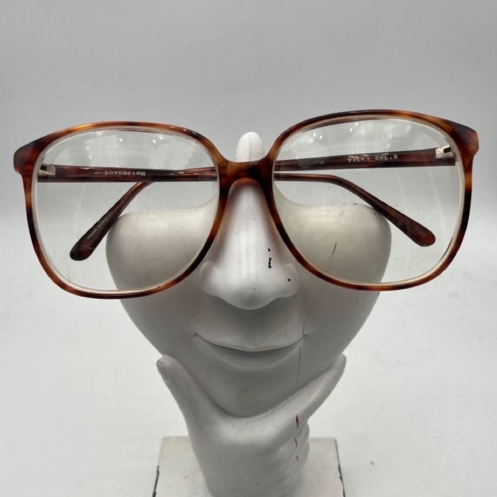 Vintage Sovereign Vicky Tortoise Oval Sunglasses Frames